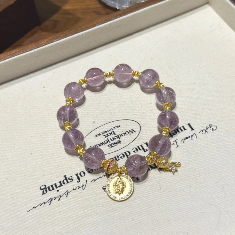 Bolivian Amethyst Bracelet - Emotional Self‑Control