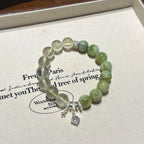 Serpentine & Lemon Citrine Bracelet - Continuous Good Fortune