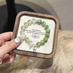 Serpentine & Lemon Citrine Bracelet - Continuous Good Fortune