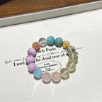 Lemon‑Yellow Kunzite & Rose Quartz Bracelet - Elevate Thinking