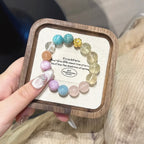 Lemon‑Yellow Kunzite & Rose Quartz Bracelet - Elevate Thinking