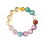 Lemon‑Yellow Kunzite & Rose Quartz Bracelet - Elevate Thinking