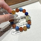 Kyanite & Golden‑Tiger’s Eye Bracelet - Vibrant Energy