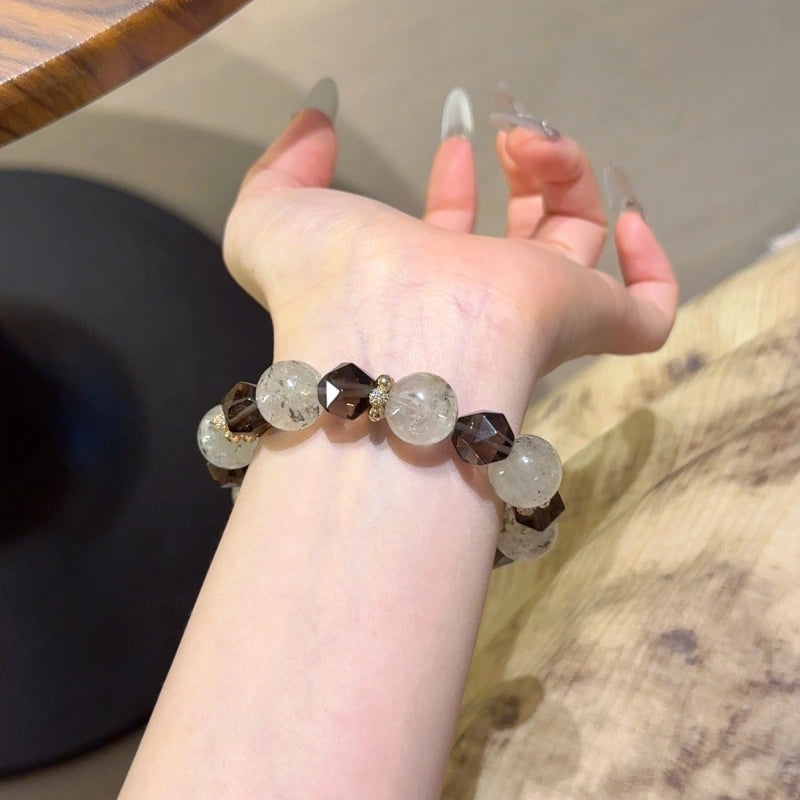Bracelet « Muguet » en Améthyste naturelle – Sagesse ouverte, Attire les bienfaiteurs