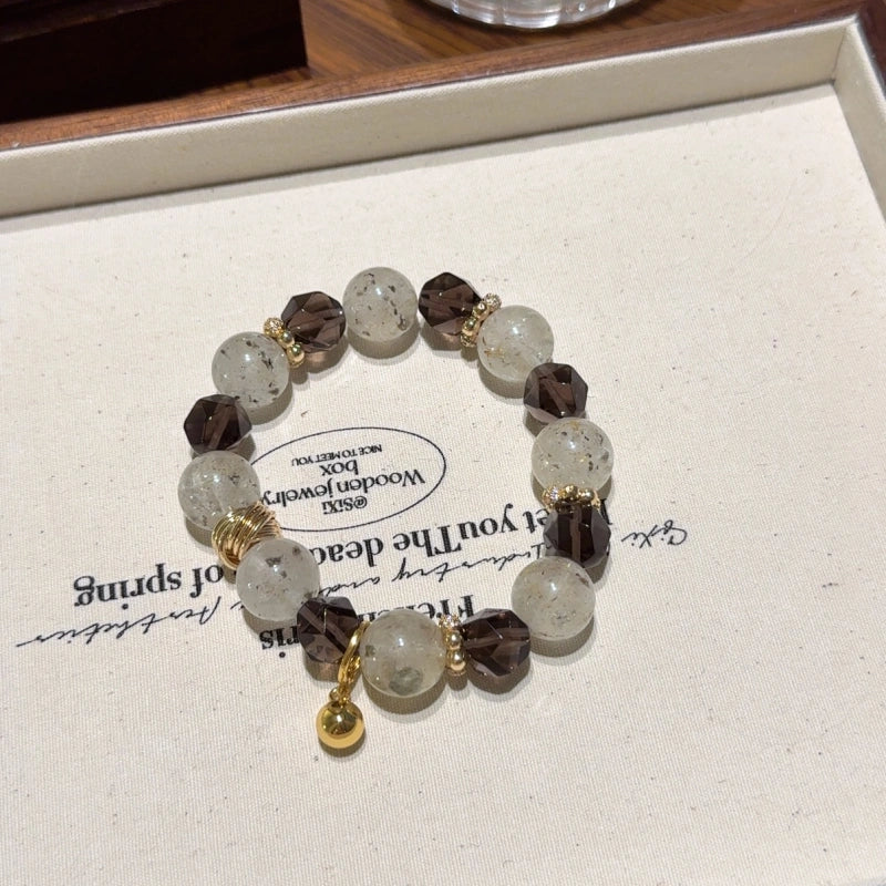 Bracelet « Muguet » en Améthyste naturelle – Sagesse ouverte, Attire les bienfaiteurs