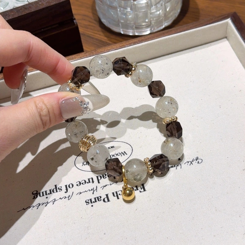 Bracelet « Muguet » en Améthyste naturelle – Sagesse ouverte, Attire les bienfaiteurs