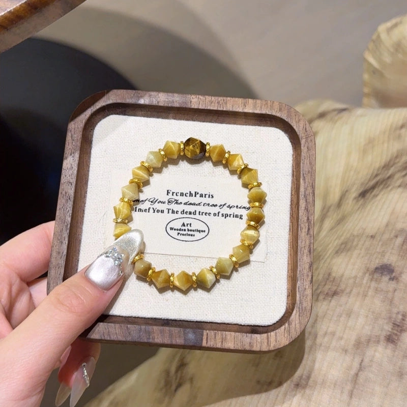 Bracelet « Muguet » en Améthyste naturelle – Sagesse ouverte, Attire les bienfaiteurs