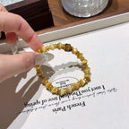 Bracelet « Muguet » en Améthyste naturelle – Sagesse ouverte, Attire les bienfaiteurs