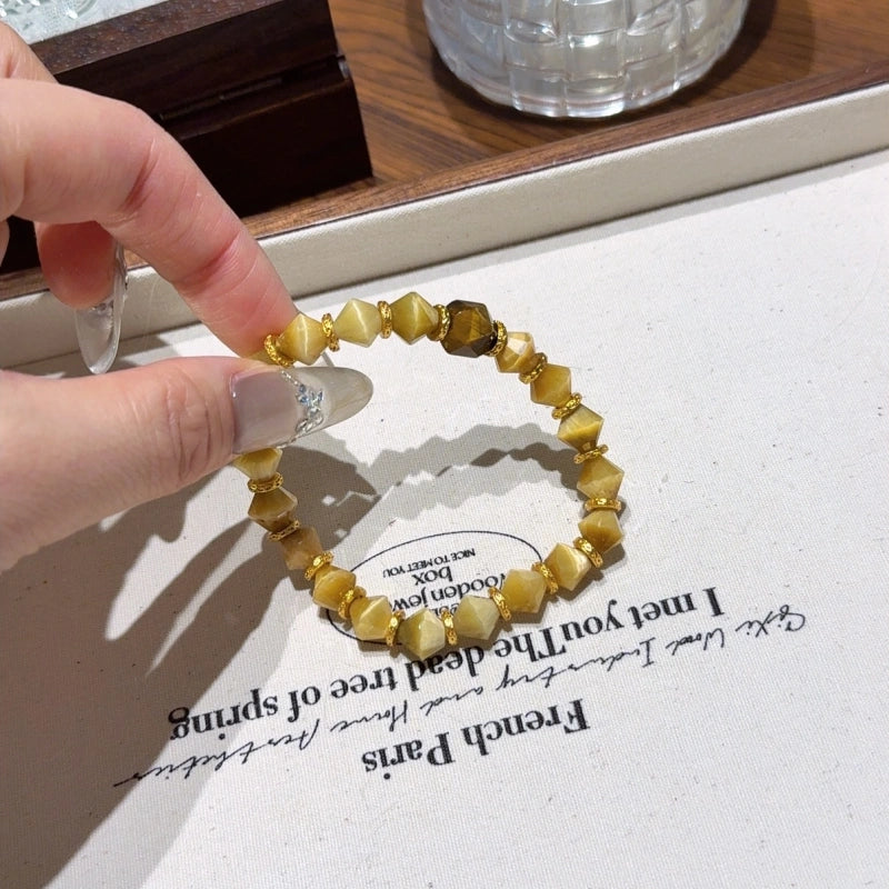 Bracelet « Muguet » en Améthyste naturelle – Sagesse ouverte, Attire les bienfaiteurs