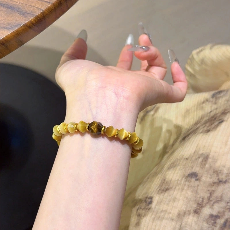 Bracelet « Muguet » en Améthyste naturelle – Sagesse ouverte, Attire les bienfaiteurs