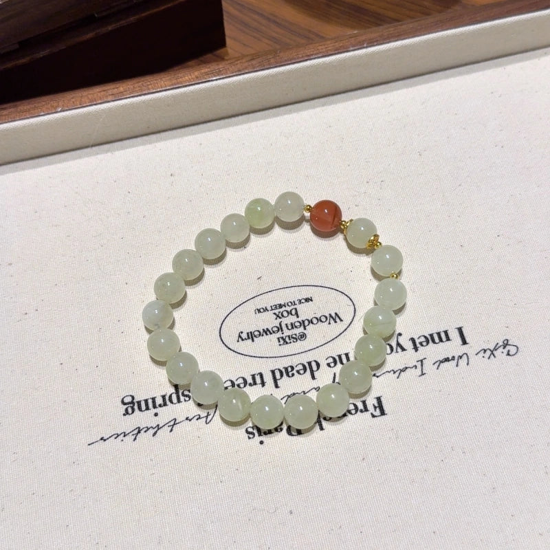Green Garnet Bracelet - Career Vitality Courage & Confidence