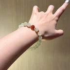 Green Garnet Bracelet - Career Vitality Courage & Confidence