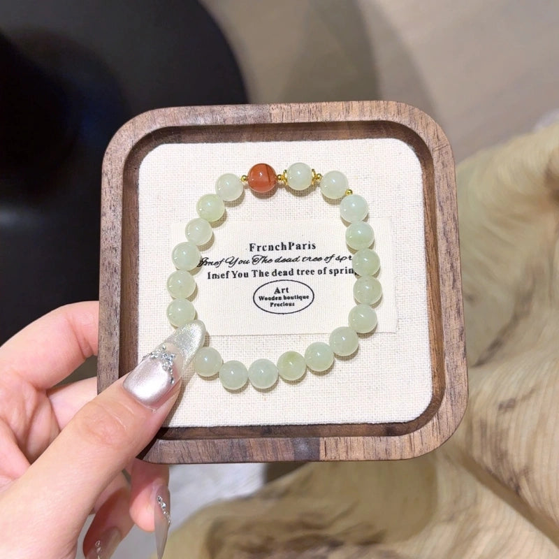Green Garnet Bracelet - Career Vitality Courage & Confidence