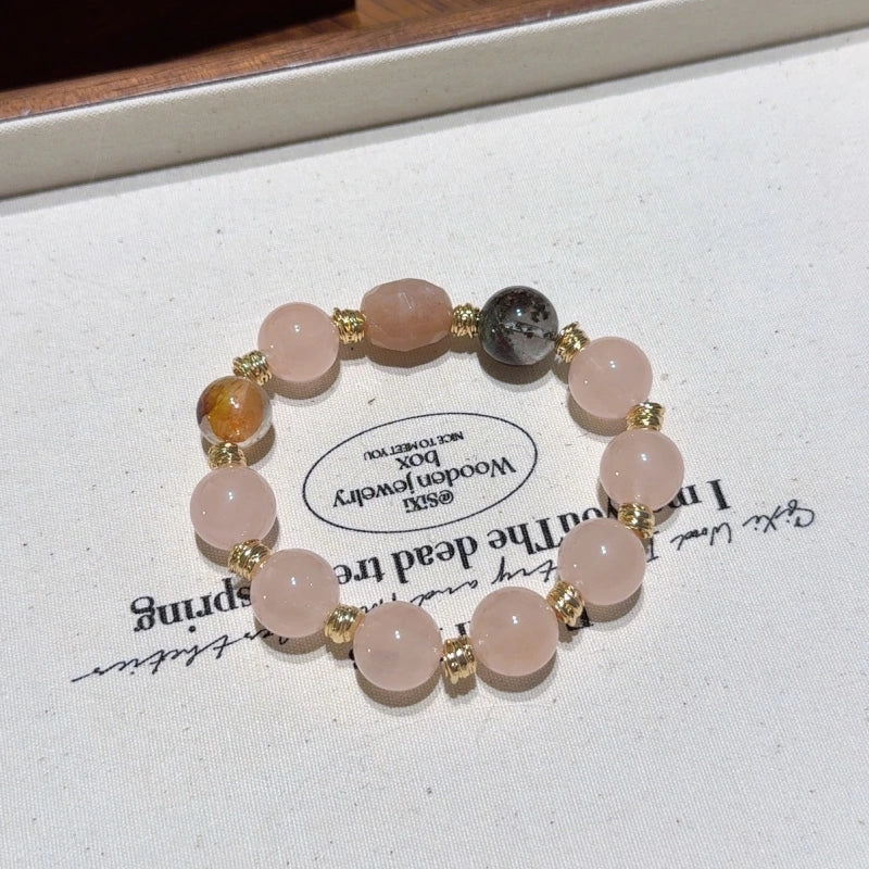 Rose Quartz Bracelet - Draw Supportive Allies