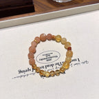 Yellow Tourmalinated Quartz & Andesine Bracelet - Seize Business Opportunities