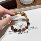 Southern Red Agate & Smoky Quartz Bracelet - Awaken Inner Drive