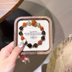 Southern Red Agate & Smoky Quartz Bracelet - Awaken Inner Drive