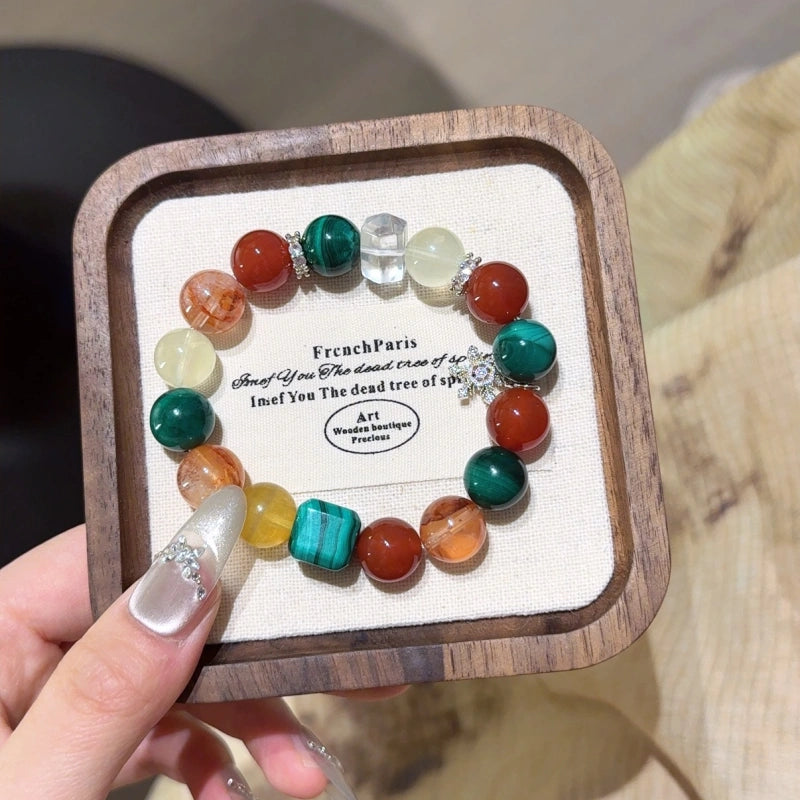 Malachite & Red Phantom Bracelet - Break Through Limitations