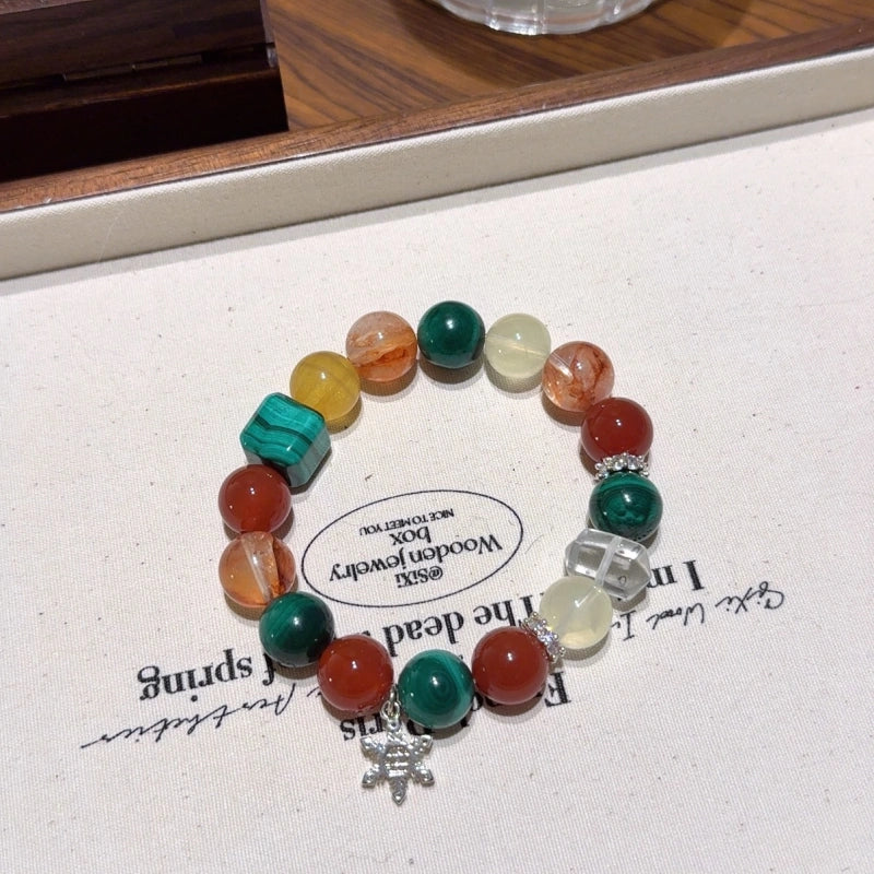 Malachite & Red Phantom Bracelet - Break Through Limitations