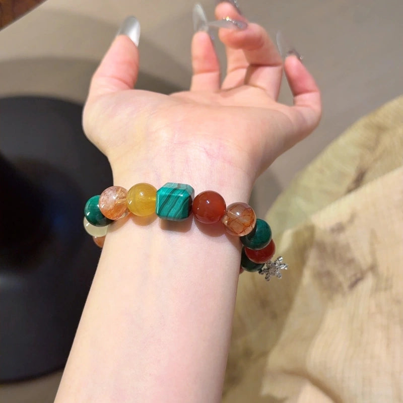 Malachite & Red Phantom Bracelet - Break Through Limitations