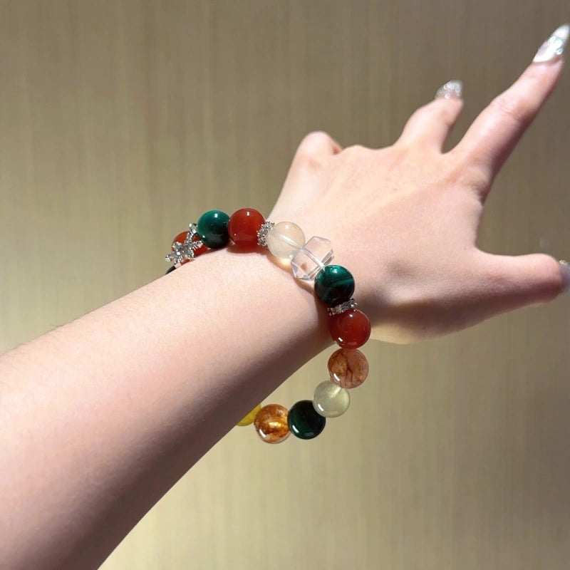 Malachite & Red Phantom Bracelet - Break Through Limitations