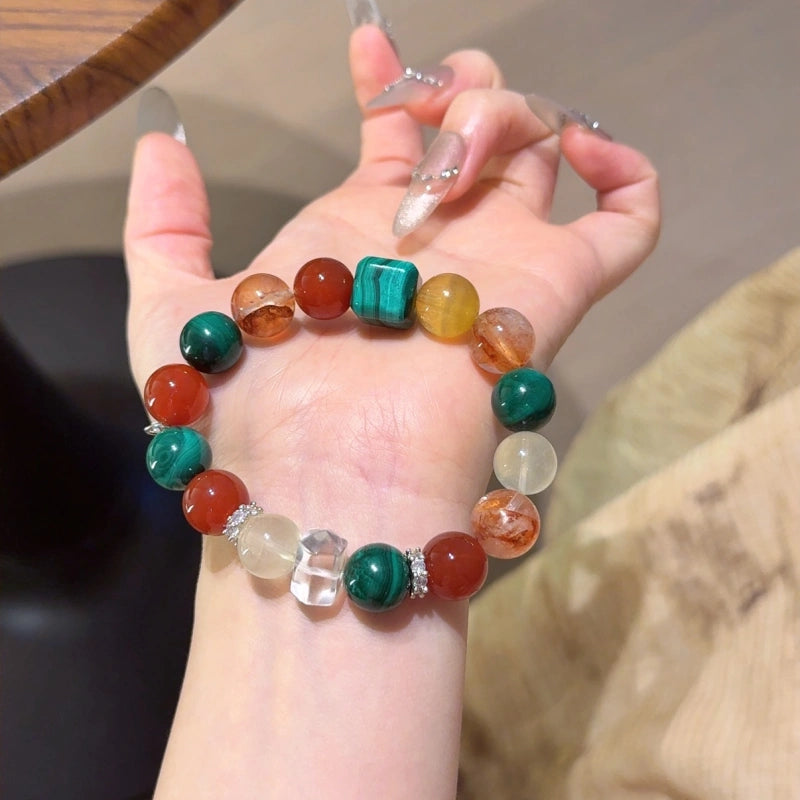 Malachite & Red Phantom Bracelet - Break Through Limitations