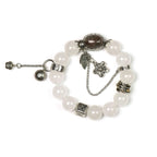 White Phantom Quartz Box‑Shape Bracelet - Shield Against Negativity