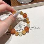 Phantom & Yellow Tourmalinated Quartz Bracelet - Positive Optimism
