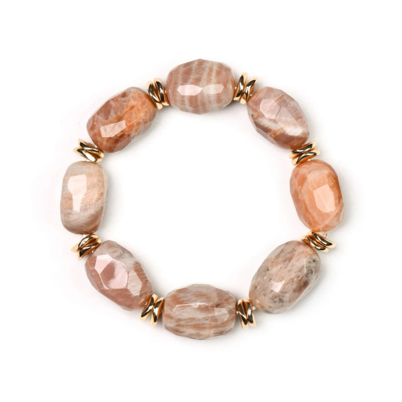 Free‑Form Sunstone Bracelet - Positivity & Optimism