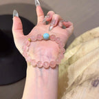 Rose Quartz Larimar Bracelet - Release Stress