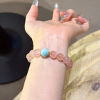Rose Quartz Larimar Bracelet - Release Stress
