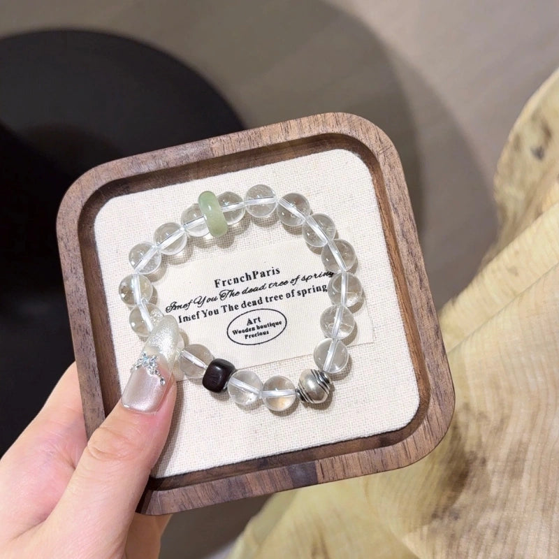 Clear Quartz Bracelet - Steady Progress