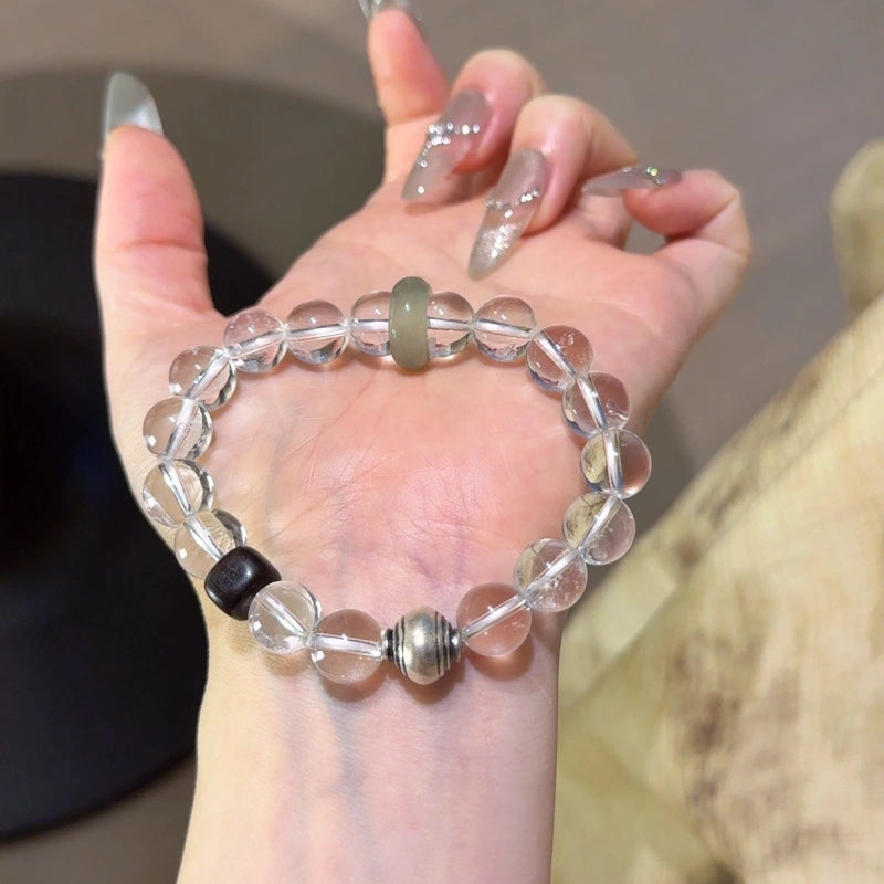 Clear Quartz Bracelet - Steady Progress