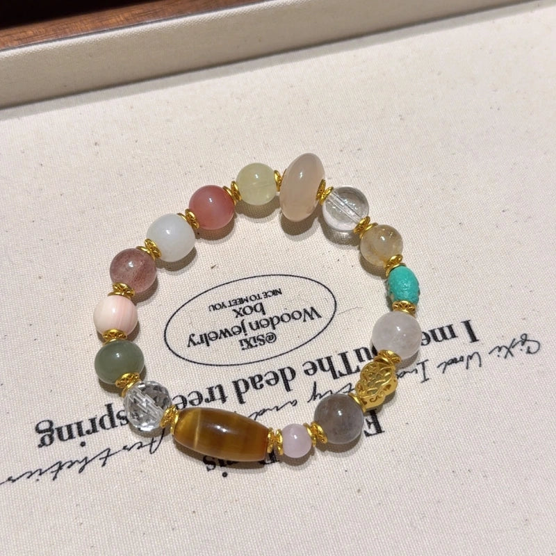 Multi‑Gemstone Bracelet - Prosperity & Good Fortune