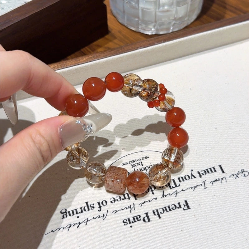 Bracelet « Muguet » en Améthyste naturelle – Sagesse ouverte, Attire les bienfaiteurs