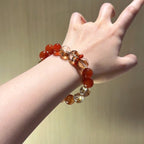 Bracelet « Muguet » en Améthyste naturelle – Sagesse ouverte, Attire les bienfaiteurs