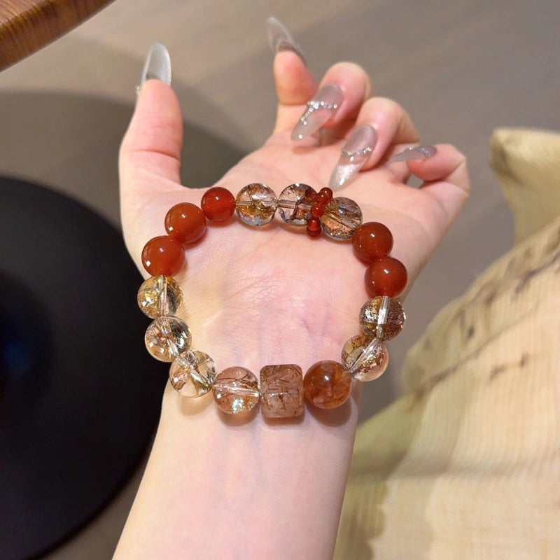Bracelet « Muguet » en Améthyste naturelle – Sagesse ouverte, Attire les bienfaiteurs