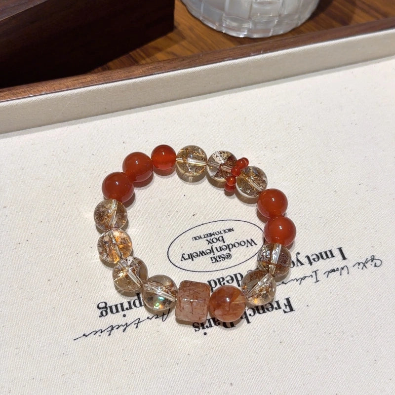 Bracelet « Muguet » en Améthyste naturelle – Sagesse ouverte, Attire les bienfaiteurs