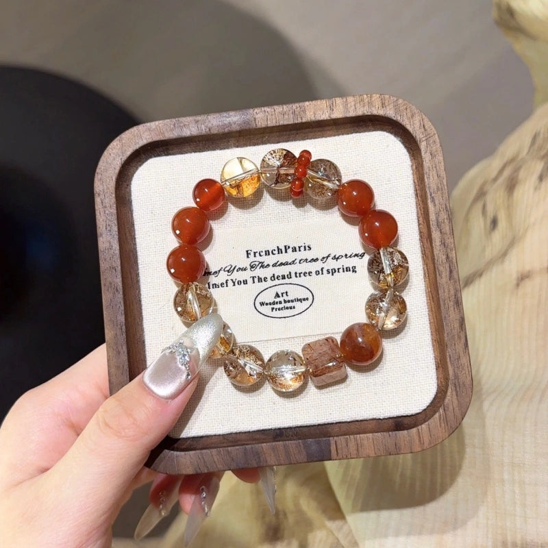 Bracelet « Muguet » en Améthyste naturelle – Sagesse ouverte, Attire les bienfaiteurs