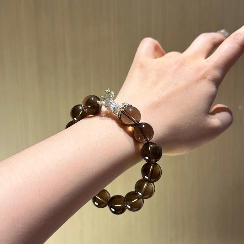 Smoky Quartz Bracelet - Mental Stability