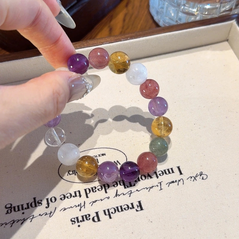 Multi‑Stone Crystal Bracelet-Joy & Stress Relief