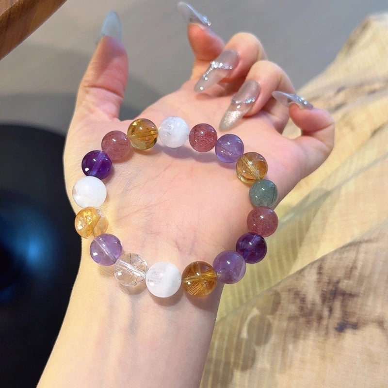 Multi‑Stone Crystal Bracelet-Joy & Stress Relief