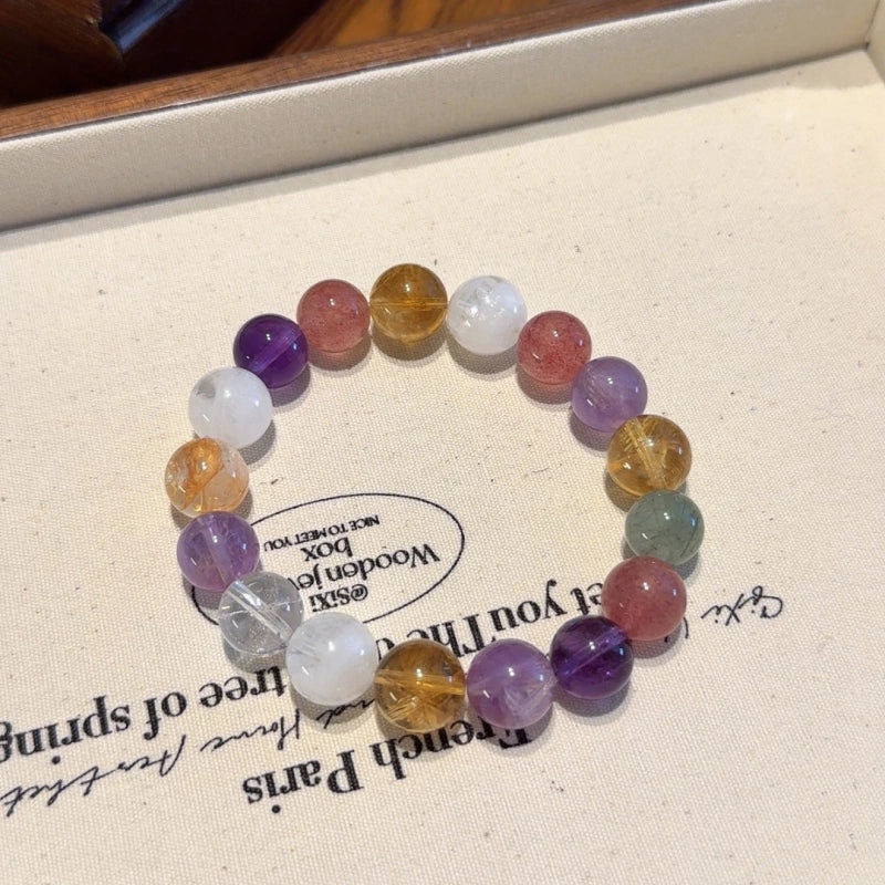 Multi‑Stone Crystal Bracelet-Joy & Stress Relief