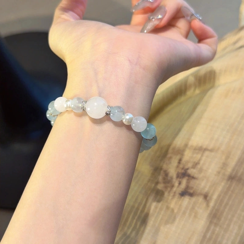 Bracelet « Muguet » en Améthyste naturelle – Sagesse ouverte, Attire les bienfaiteurs
