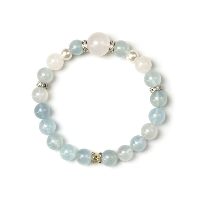 Bracelet « Muguet » en Améthyste naturelle – Sagesse ouverte, Attire les bienfaiteurs