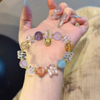 Multi‑Stone Clear Quartz Bracelet-Self‑Growth