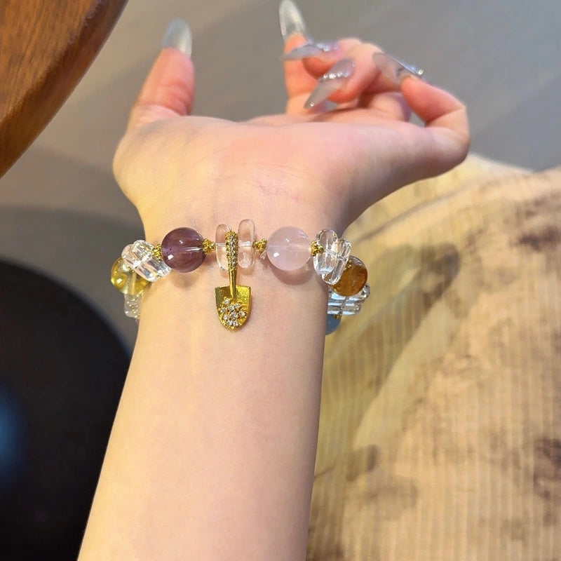 Multi‑Stone Clear Quartz Bracelet-Self‑Growth
