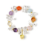 Multi‑Stone Clear Quartz Bracelet-Self‑Growth