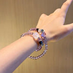 Amethyst Multi‑Loop Bracelet-Boost Motivation