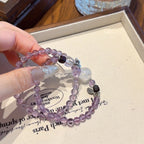 Amethyst Multi‑Loop Bracelet-Boost Motivation